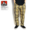 BEN DAVIS TAPARED PAINTER PANTS -BEIGE CHECK- G-0780033画像
