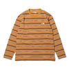 THE NORTH FACE L/S MULTI BORDER TEE CITRONNELLE YALLOW NT82031画像