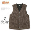 SUGAR CANE BEACH CLOTH VEST SC14773画像