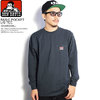 BEN DAVIS BASIC POCKET L/S TEE -CHARCOAL- C-9780030画像