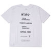 WTAPS 20SS CIRCA TEE WHITE 201PCDT-ST06S画像