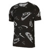 NIKE AOP S/S Tee Black CU9084-010画像