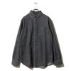 orslow BUTTON DOWN SHIRT BLACK DENIM STONE 01-8012-D61S画像