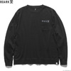 ROARK REVIVAL "LOGO" 9.3OZ H/W L/S POCKET TEE (BLACK) RLTJHW650画像