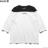 ROARK REVIVAL "LOGO" FOOTBALL TEE (WHITE×BLACK) RFTJ650画像