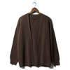 BATONER HARD TWIST WOOL NO BUTTON CARDIGAN BN-20FM-014画像
