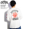 CUTRATE ROSE LOGO L/S T-SHIRT -WHITE/RED- CR-20AW055画像