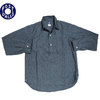 POST OVERALLS 1201 HEAVEY CHAMBRAY No.1 SHIRTS indigo画像