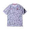 NIKE FFF M NK BRT TOP SS PM WHITE/BLACKENED BLUE/UNIVERSITY RED CD2578-100画像