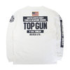 AVIREX LS TOP GUN T-SHIRT OFF WHITE 6103520画像