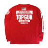AVIREX LS TOP GUN T-SHIRT RED 6103520画像