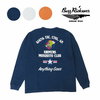 Buzz Rickson's 長袖 Tシャツ プリント 6147th TAC. CTRL. GP. "MOSQUITO CLUB" BR68635画像