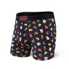 SAXX ULTRA BOXER BRIEF FLY BLACK SOY HAPPY SXBB30F-SHB画像