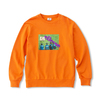 ellesse Collage Crew Sweat OR/BB EH30304-OB画像
