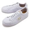 FRED PERRY B721 LEATHER WHITE/METALLIC GOLD B8321-134画像