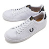 FRED PERRY B721 LEATHER WHITE/NAVY B8321-200画像