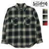 SUGAR CANE コットンツイード チェック 長袖 ワークシャツ SC28541画像
