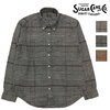 SUGAR CANE ライト フランネル チェック 長袖 ボタンダウンシャツ SC28508画像