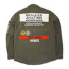 AVIREX LS MULTI FUNCTION SHIRT OLIVE 6105138画像