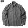 BLUCO STANDARD WORK SHIRTS L/S (GRAY) OL-109-020画像