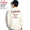 COOKMAN LONG SLEEVE T-SHIRTS TAPE LOGO -OFF WHITE- 231-03106画像