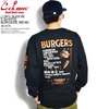 COOKMAN LONG SLEEVE T-SHIRTS BURGERS MENU -BLACK- 231-03102画像