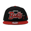 NEW ERA 9FIFTY SNAPBACK CAP BLACK RED NECHB163画像