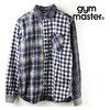 gym master スナップボタン2WAYチェックシャツ G557644-92画像