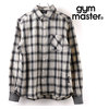 gym master スナップボタン2WAYチェックシャツ G557644-01画像