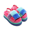 UGG Disco Checker Slide PRIDE RAINBOW BLUE 1113490-PRWB画像