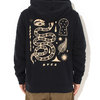 RVCA &times; Jesse Brown Fauna Pullover Hoodie BA042-010画像
