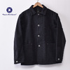POST OVERALLS 3 POCKET JACKET WOOL MELTON / DARK CHARCOAL HEATHER 1106R画像