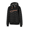 PUMA EVIDE AOP HOODY PUMA BLACK-FIZZY ORANGE 597377-51画像