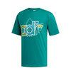 adidas ADIDAS TREFOIL TEE SUB GREEN FM1574画像