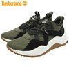 Timberland MADBURY Leather And Fabric Sneaker Dark Green Mesh With Black A42NX画像
