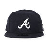 NEW ERA ATLANTA BRAVES 9FIFTY SNAPBACK CAP NAVY NEATBR325画像
