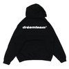 DREAM TEAM Logo Hooded Pullover BLACK画像
