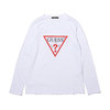 GUESS LADIES L/SLV TEE SHIRT WHITE YJ3K9450K-WHT画像