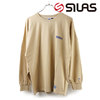 SILAS × RUSSELL PIGMENT DYE LS TEE BEIGE 110203011012画像