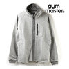 gym master ジャガード裏毛ジップフード 杢グレー G533616-03画像