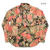 衣櫻 Lot.SA-1360 シーチング素材 長袖レギュラーシャツ "金粉牡丹" SA1360画像