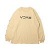RVCA FLIP RVCA LS BEIGE BA042060-BEG画像