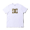 DC SHOES 19 PRINT STAR SS WHITE x GOLD 5126J930-WG3画像