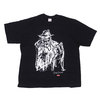 Supreme × Yohji Yamamoto 20FW Scribble Portrait Tee BLACK画像