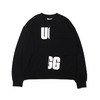 UGG BLOCKING SWEAT BLACK 20AW-UGTP04画像
