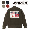 AVIREX コットンナイロン ジップアップ ニット セーター 6104015画像