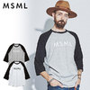 MSML MSML GRAPHIC BASEBALL TEE M01-02L5-TH01画像