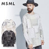 MSML BANDANA LONG SLEEVE SLIT CUTSEW M11-02L5-CL01画像