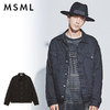 MSML OVERSIZED BLACK JACKET M11-02L5-JK08画像