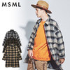 MSML WOOL CHECK COAT M11-02L5-JK02画像